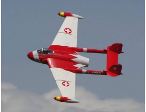 Freewing DH-112 Venom V2 Swiss Red 90mm EDF Jet Kit Version With Full Servo 